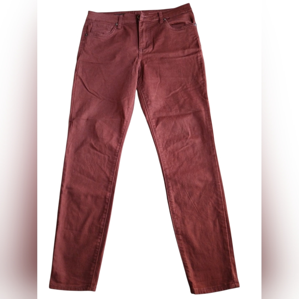 Kut from the Kloth Women's‎ Skinny Pants in Burgundy Sz 8